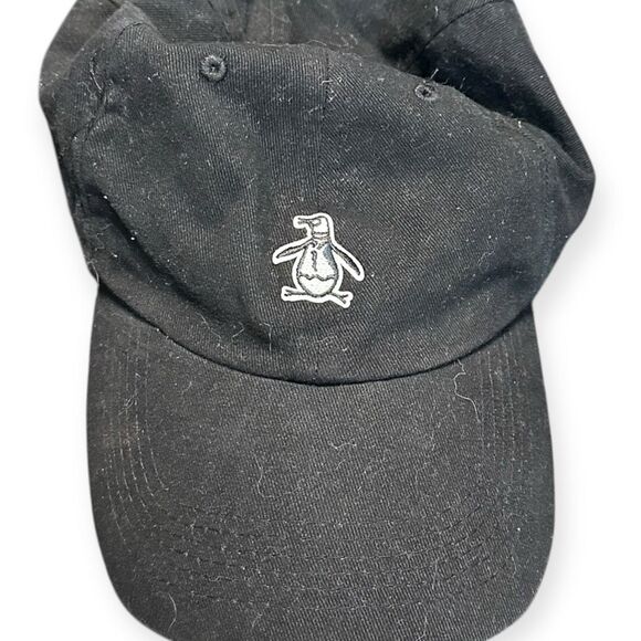 ORIGINAL PENGUIN Men’s Black Baseball Cap Adjustable Hat - Picture 2 of 5